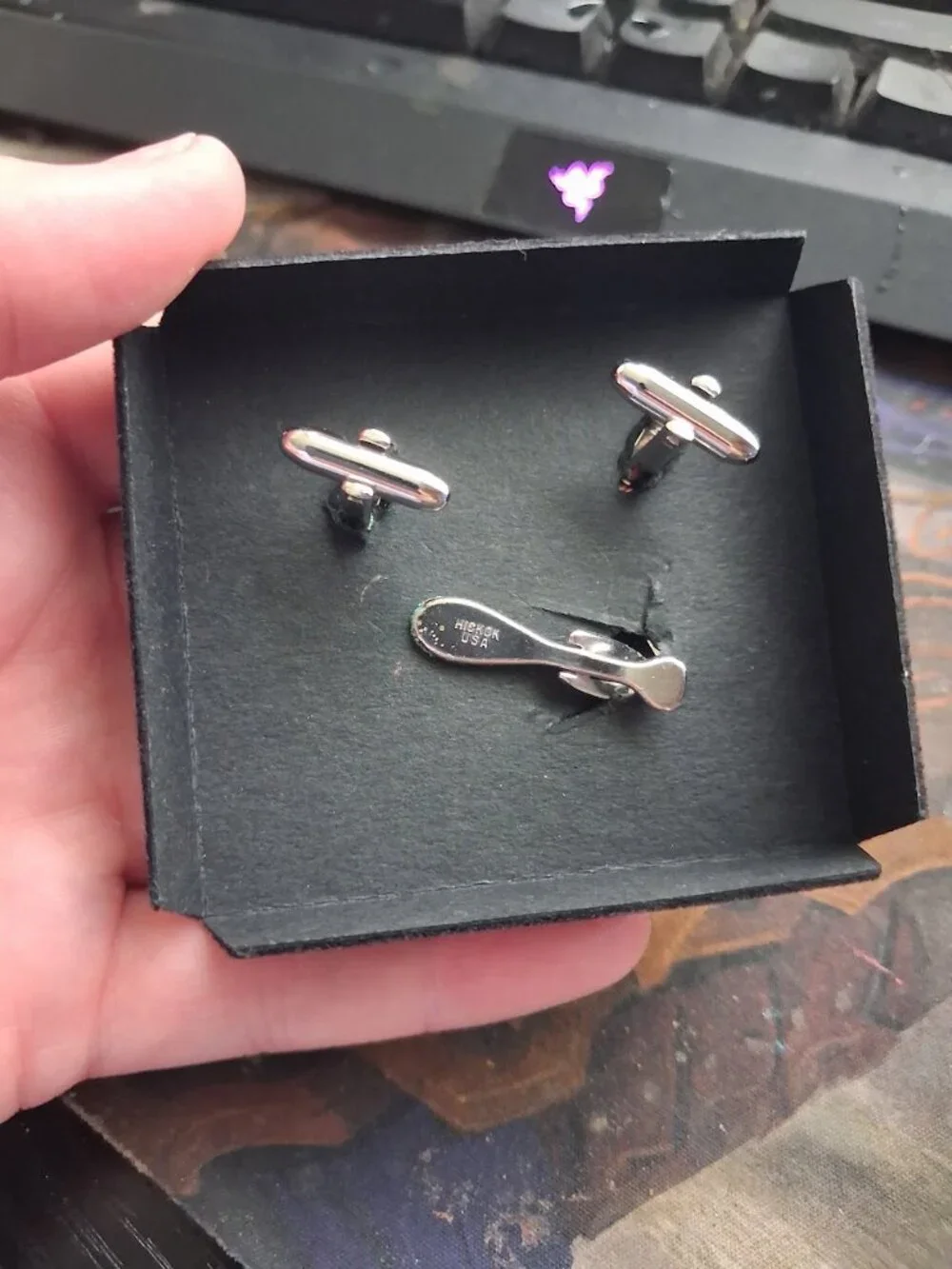 25 yr General Motor Men's jewelry set